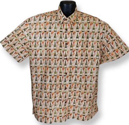 Champagne Hawaiian Shirt